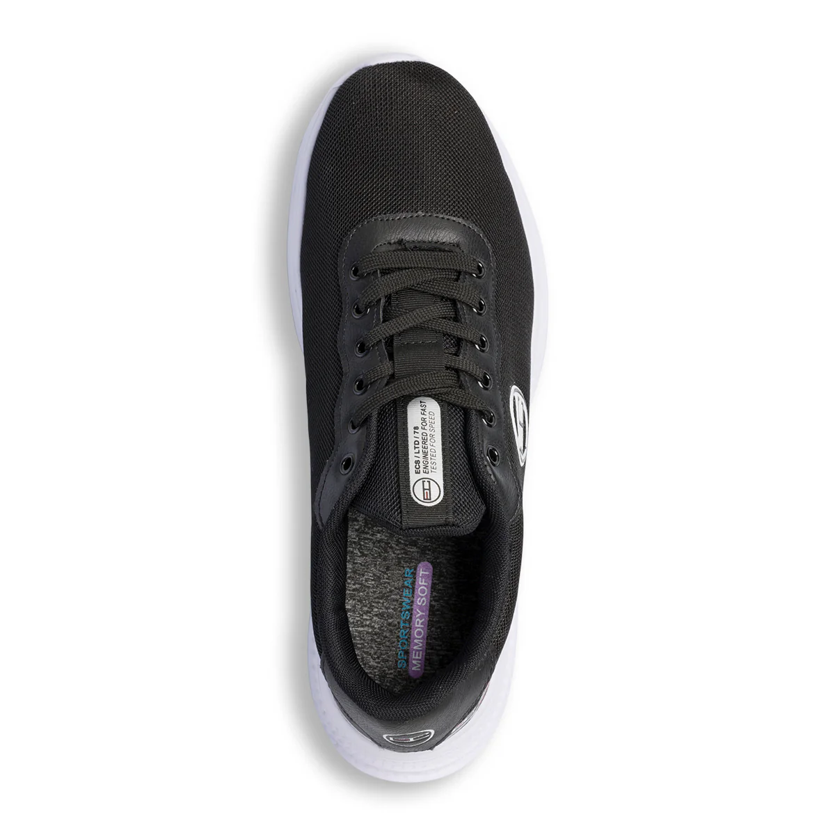 Scarpe da running nere in mesh da uomo Enrico Coveri Power - Image 8