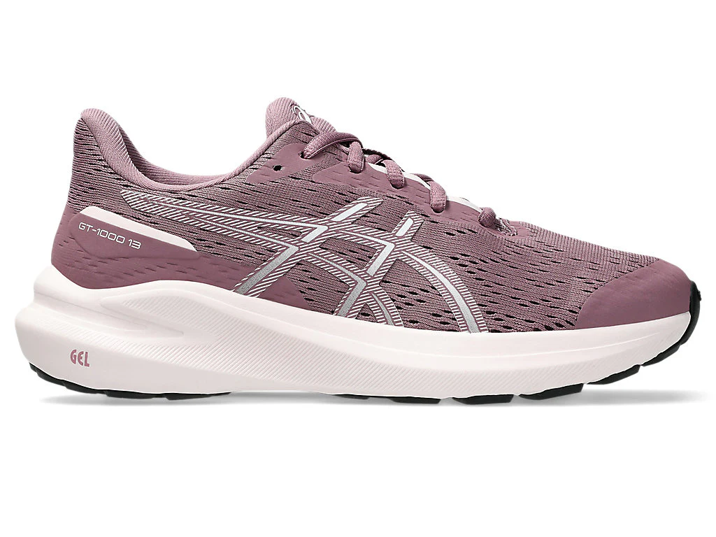 Scarpe da running ragazza rosa con logo Asics con Tecnologia GEL sul tallone