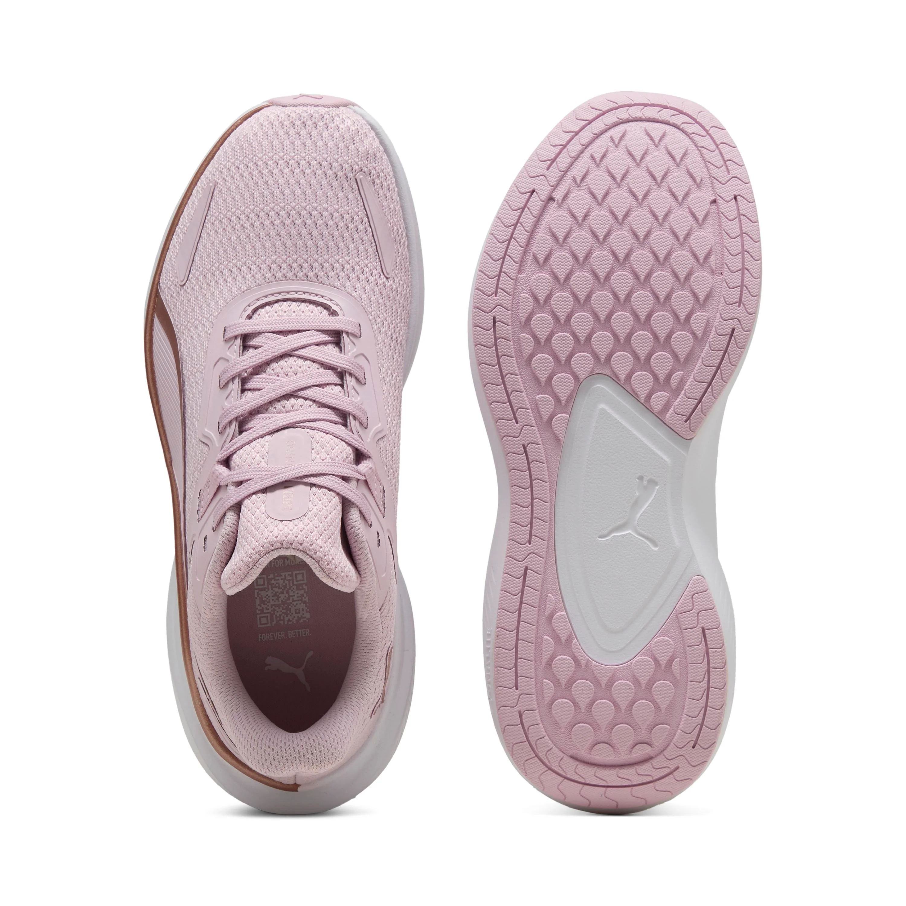 Scarpe da running rosa in tessuto mesh da donna Puma Skyrocket Lite - Image 3
