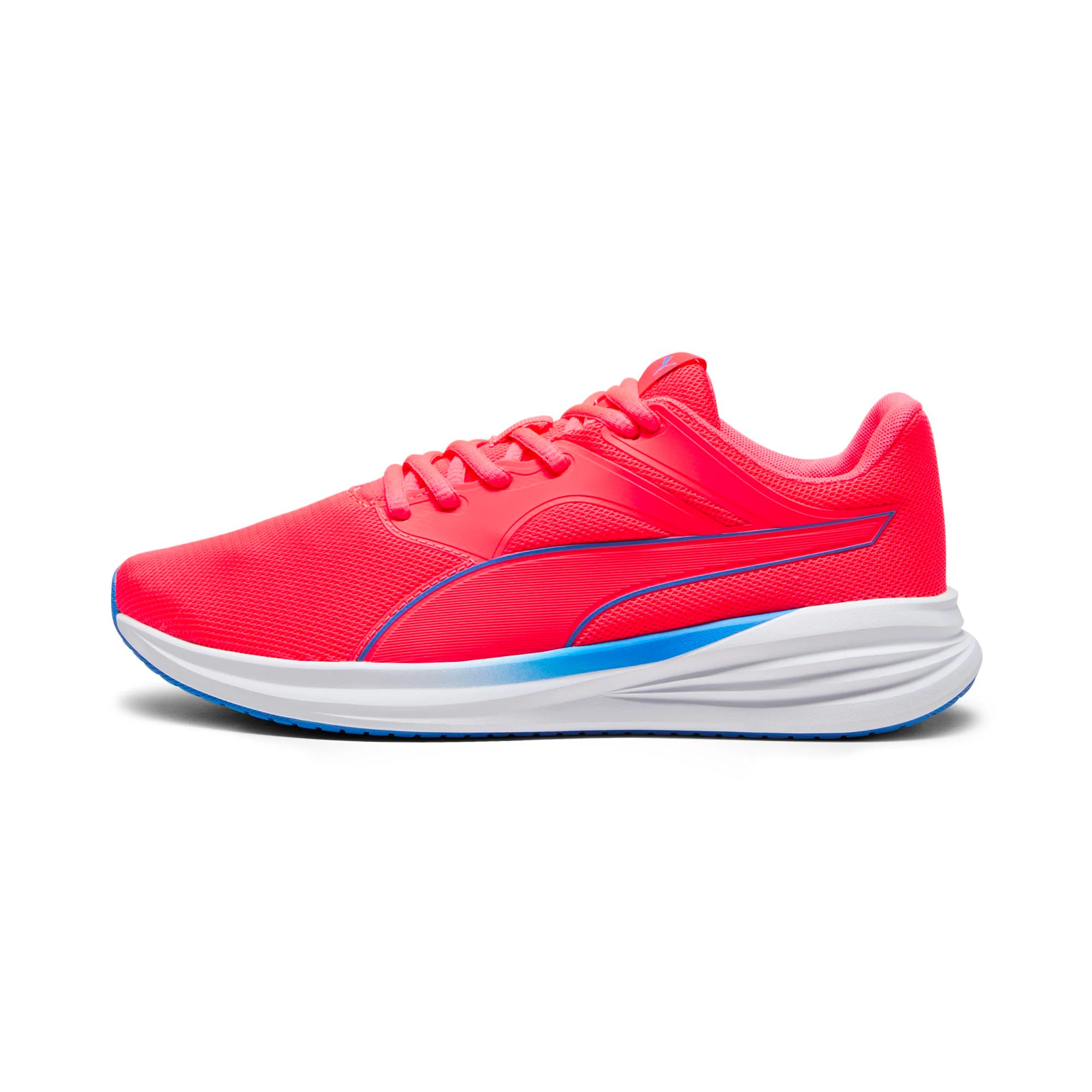 Scarpe da running rosse da donna in tessuto mesh Puma Transport - Image 3