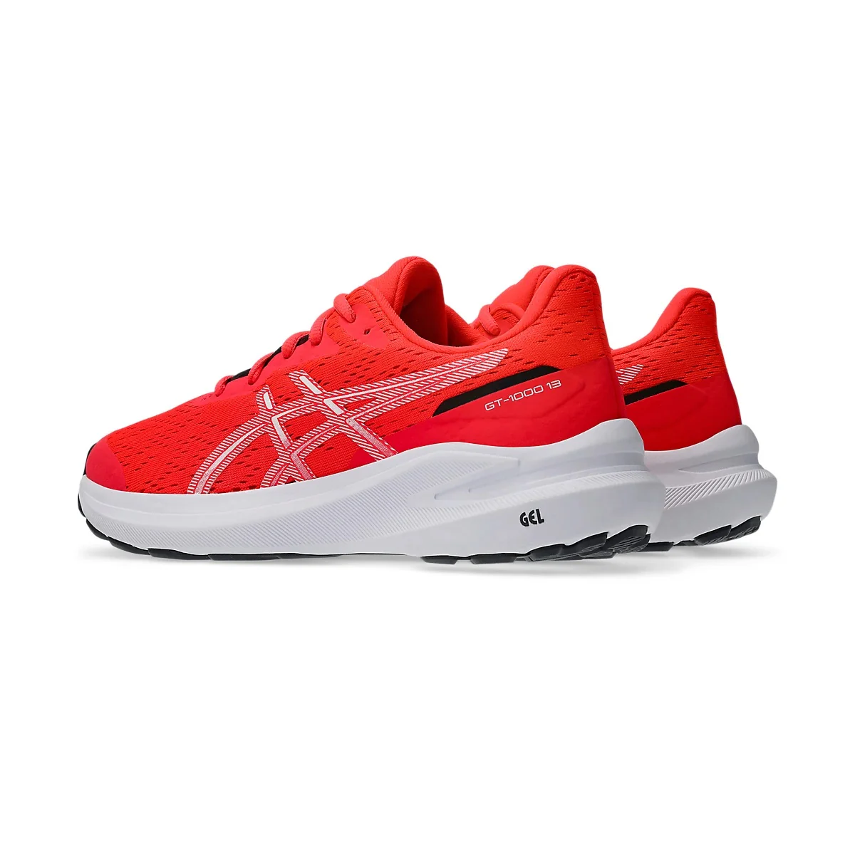 Scarpe da Running rosse da Ragazzo Asics GT-1000 13 - Image 2
