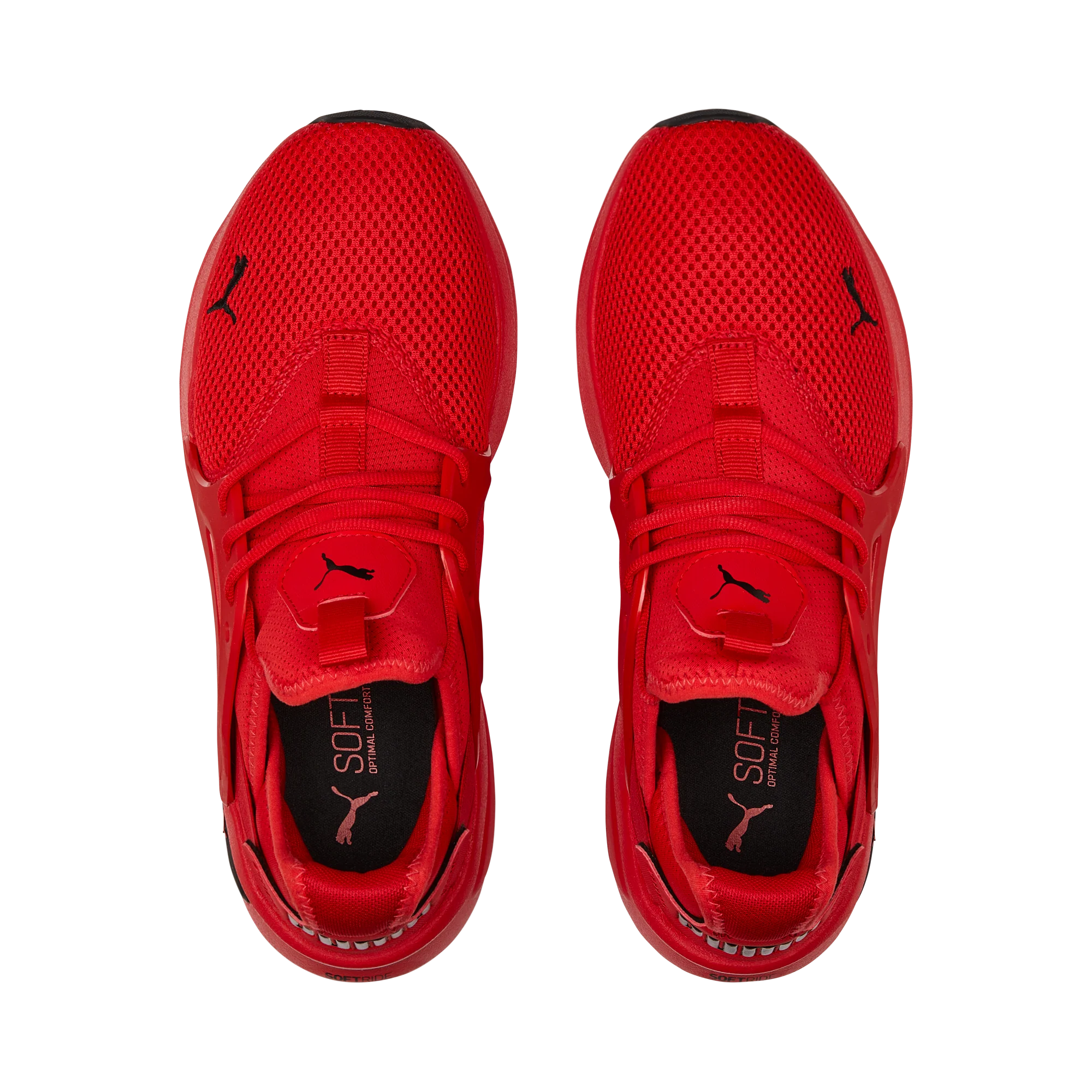 Scarpe da running rosse da uomo con dettagli neri Puma Softride Enzo Evo - Image 7