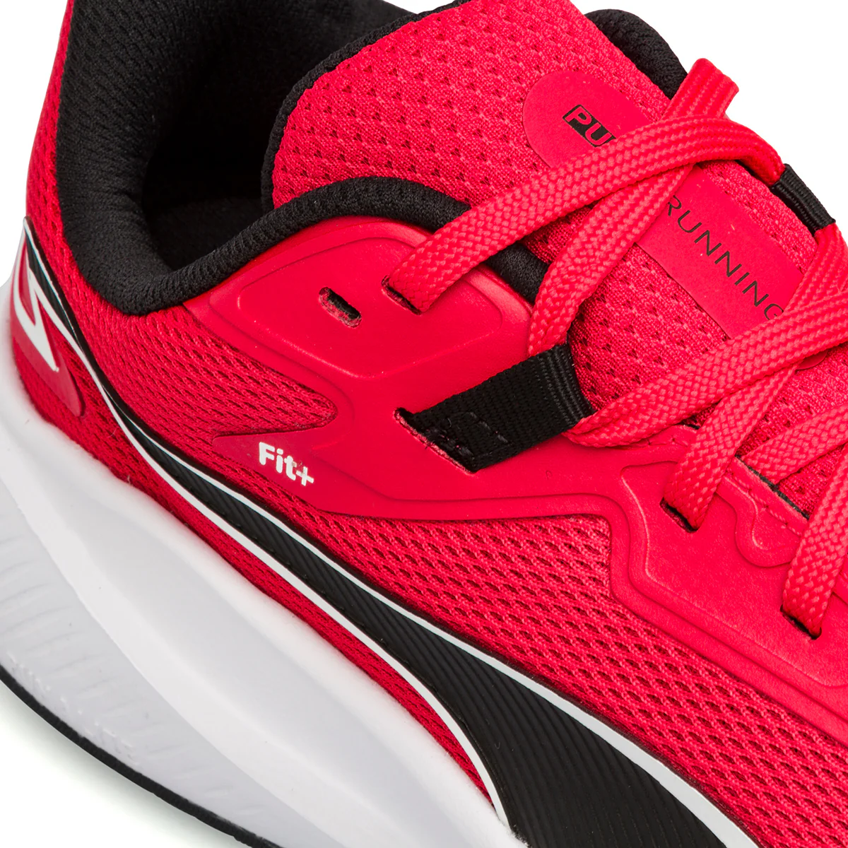 Scarpe da running rosse da uomo con logo laterale Puma Skyrocket Lite - Image 3