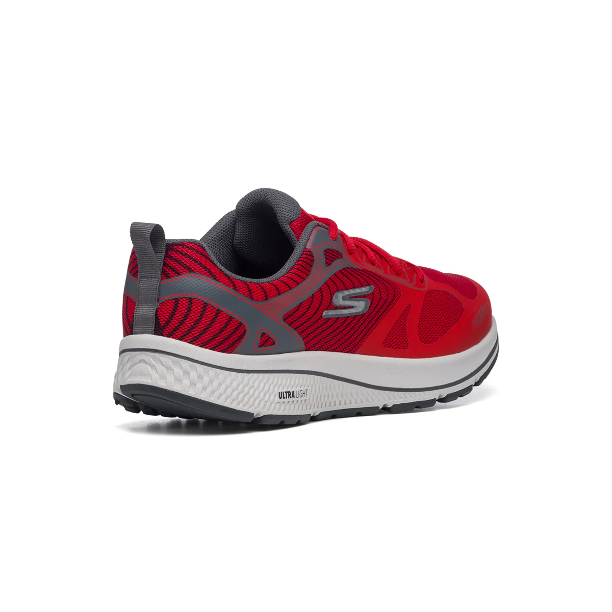 Scarpe da running rosse in mesh con suola Ultra Light Skechers Go Run Consistent - Image 3