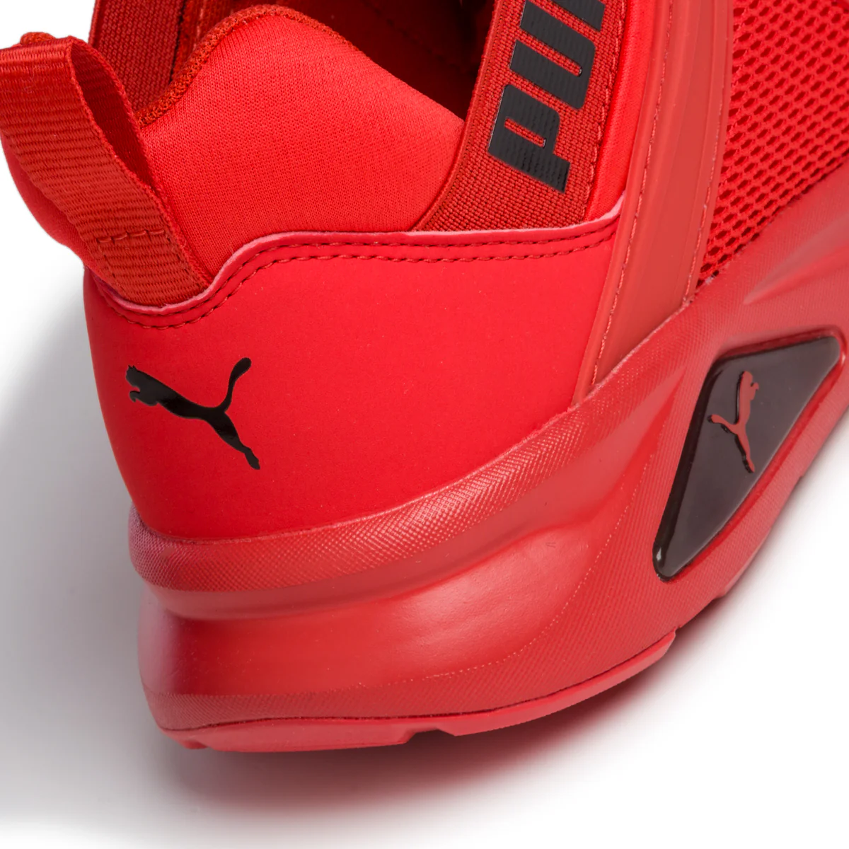 Sneakers rosse in tessuto mesh con logo laterale Puma Enzo 2 - Image 7