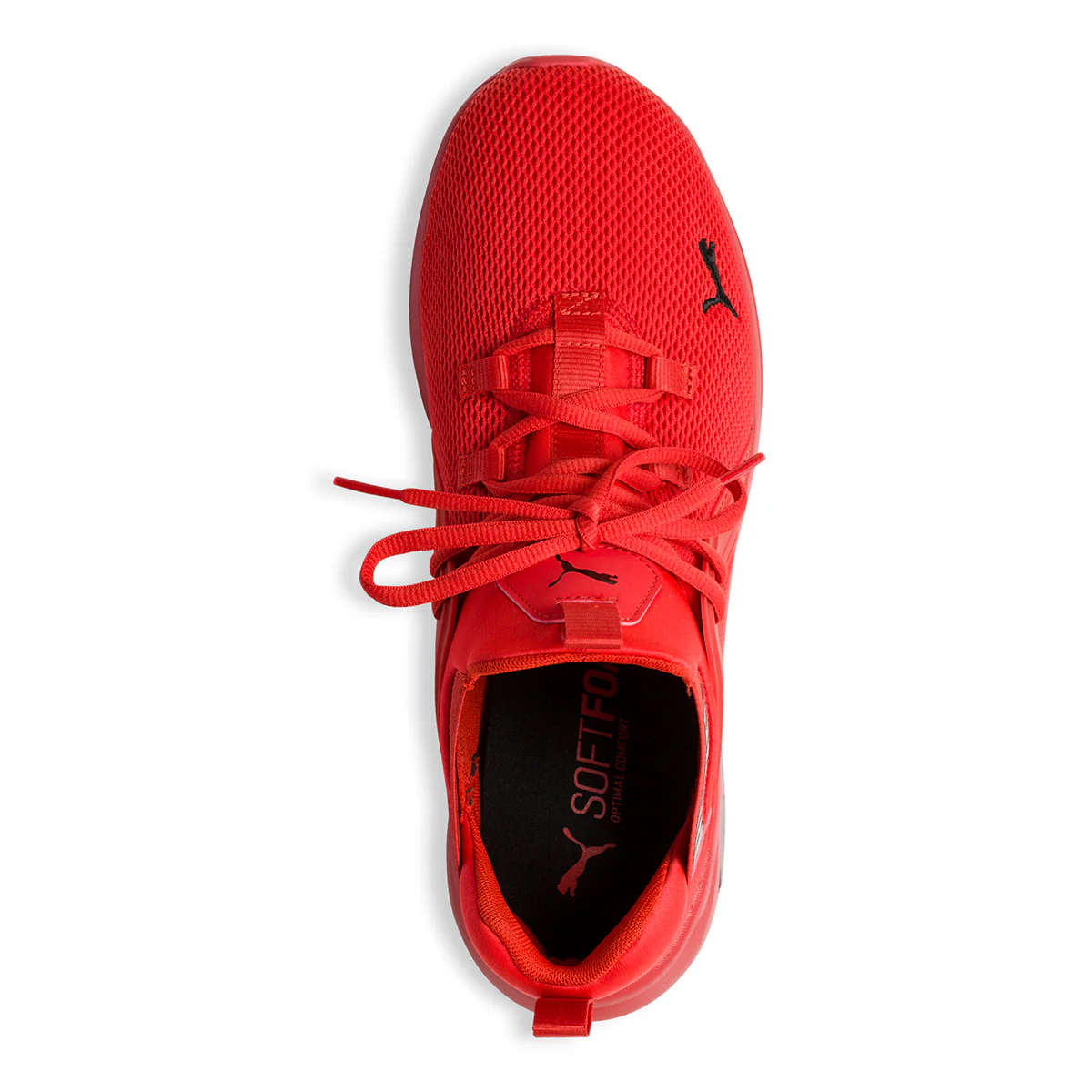 Sneakers rosse in tessuto mesh con logo laterale Puma Enzo 2 - Image 8