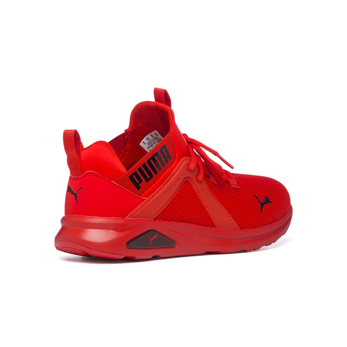 Scarpe da running rosse in tessuto mesh con logo laterale Puma Enzo 2 - Image 3