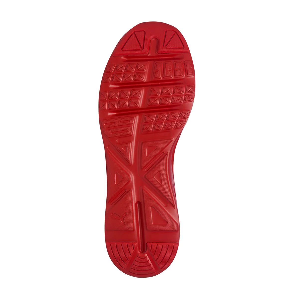 Scarpe da running rosse in tessuto mesh con logo laterale Puma Enzo 2 - Image 4