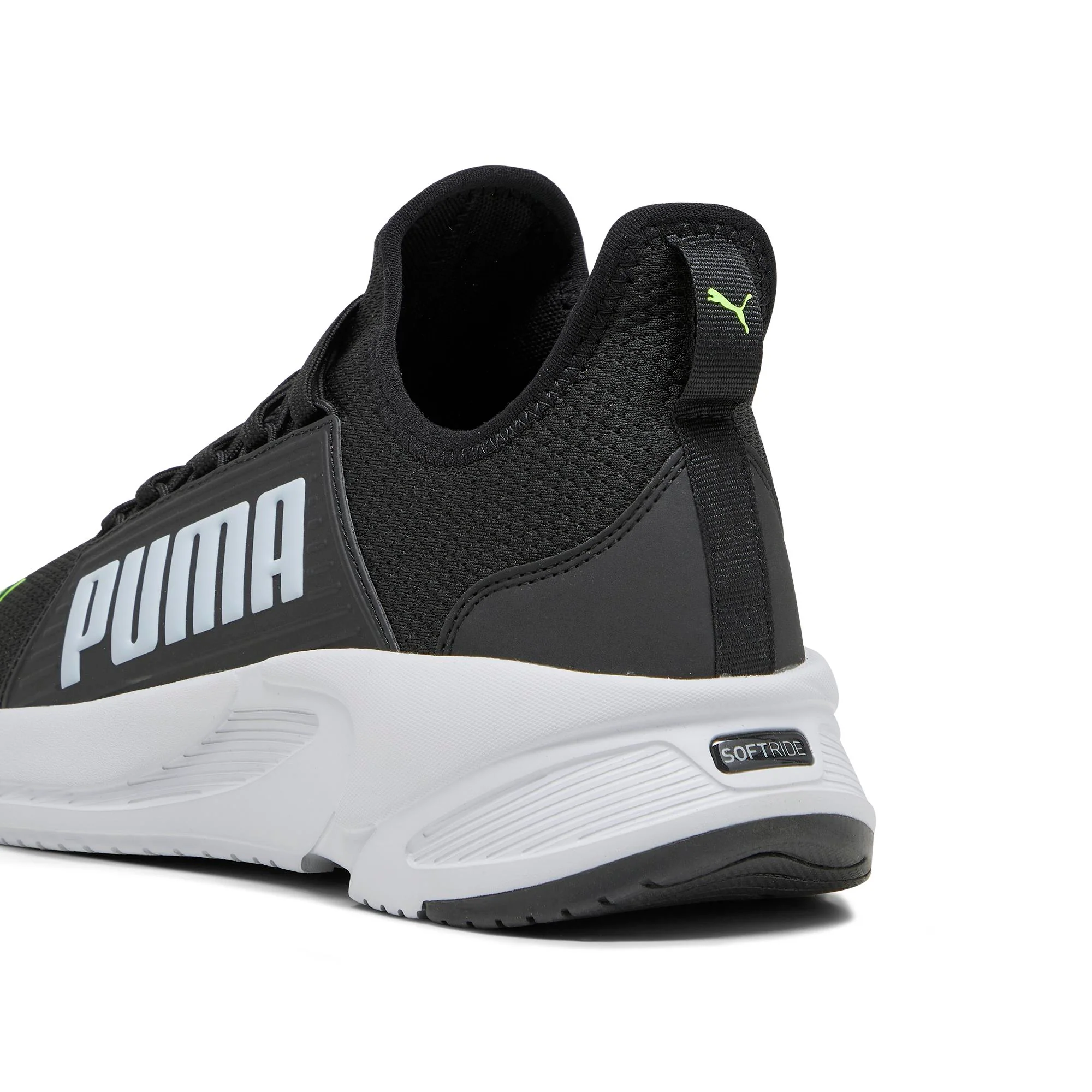 Scarpe da running slip-on nere da uomo con logo laterale Puma Softride Premier - Image 2