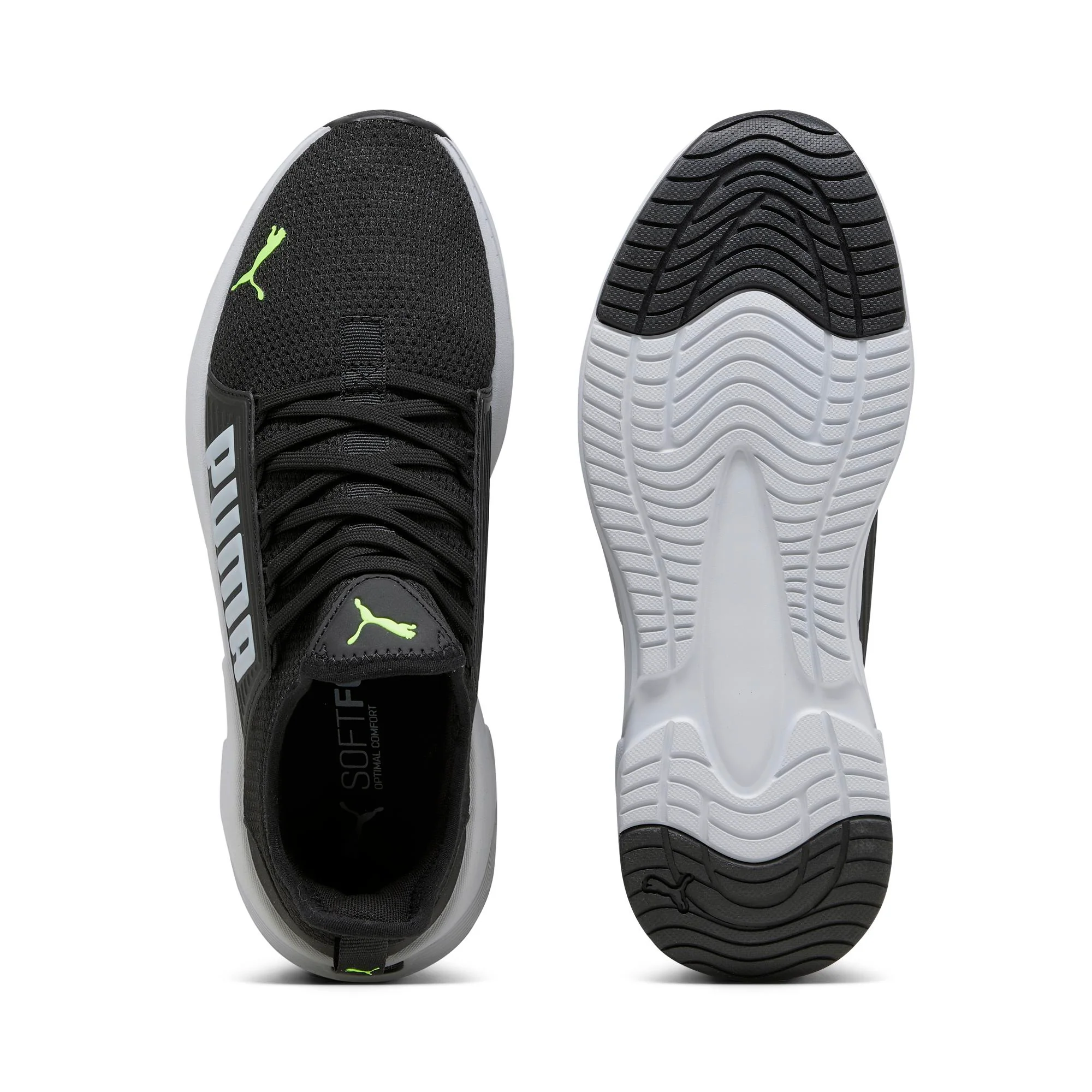 Scarpe da running slip-on nere da uomo con logo laterale Puma Softride Premier - Image 4