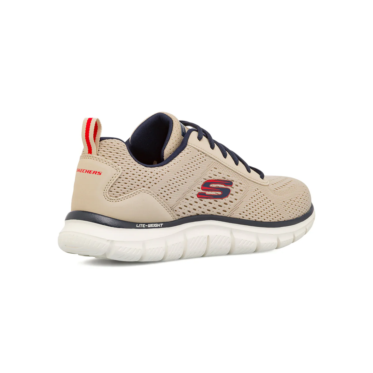 Scarpe da running taupe da Uomo con soletta Memory Foam Skechers Track - Image 3