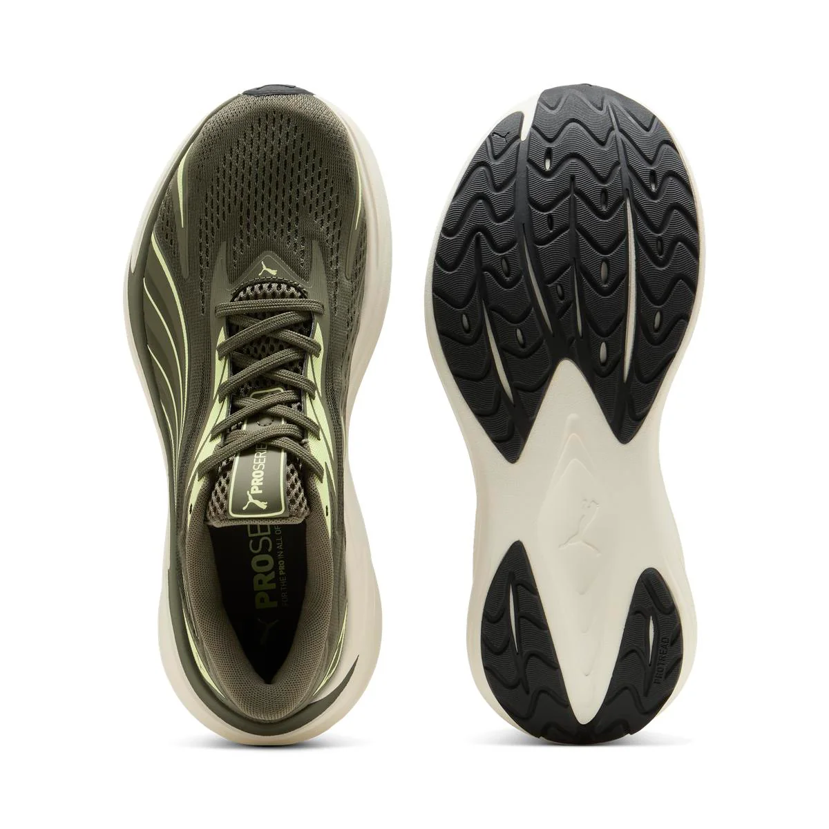 Scarpe da running Uomo verdi Puma Maxima con ammortizzazione PROFOAM - Image 4