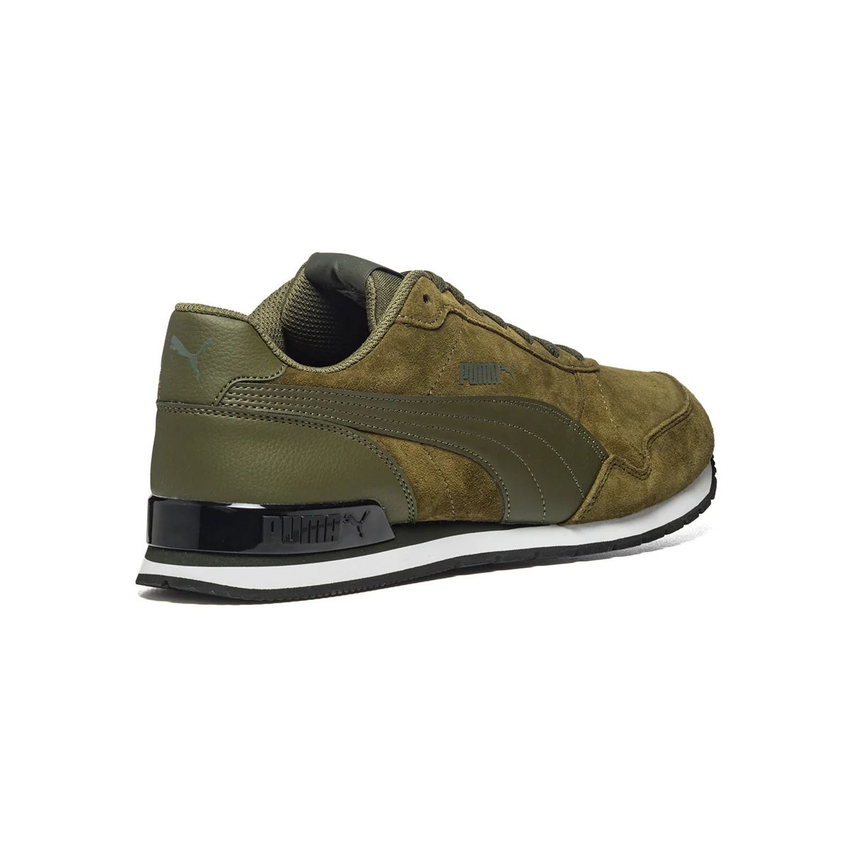 Sneakers verdi con logo laterale Puma St Runner V2 Sd - Image 3