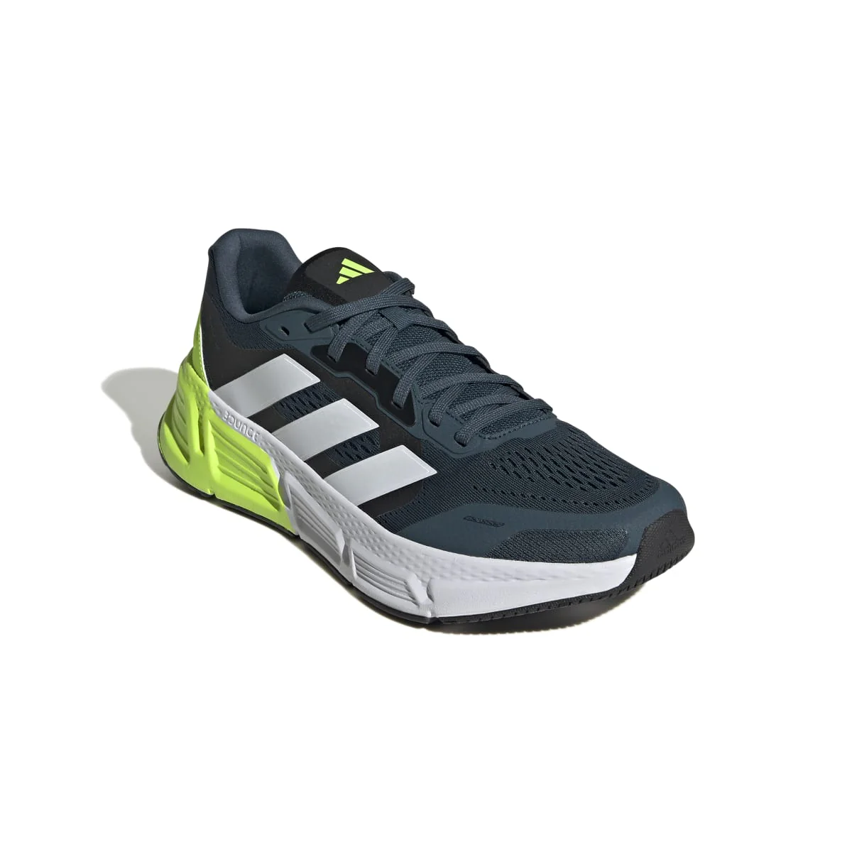 Scarpe da running verdi da uomo con dettagli fluo adidas Questar 2 - Image 5