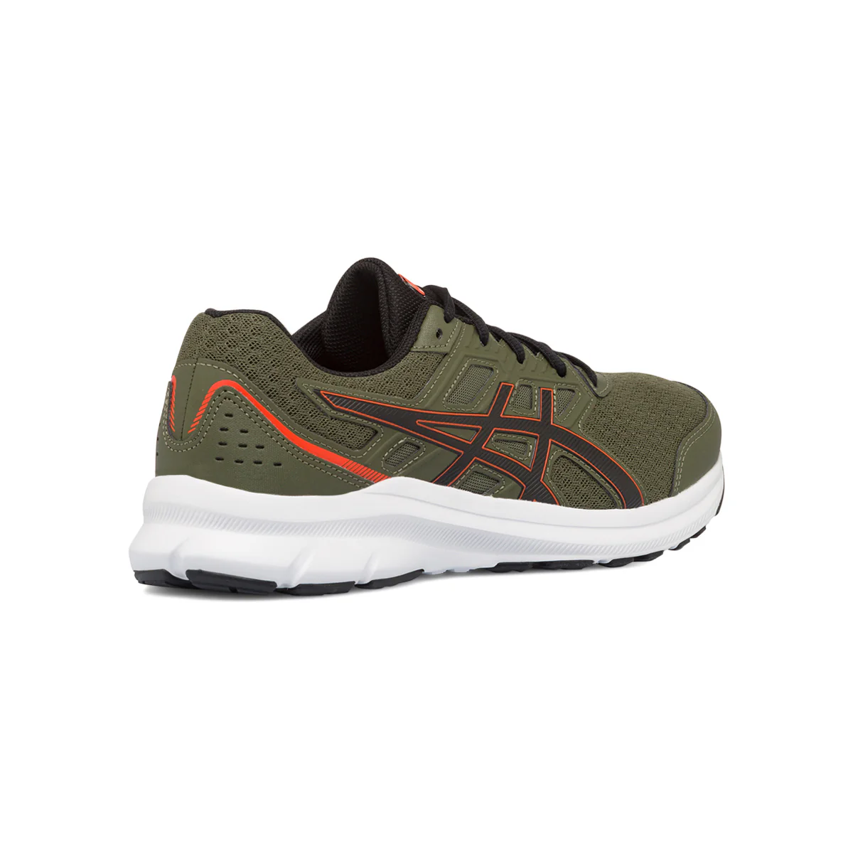 Scarpe da running verdi da uomo con dettagli in nero e arancione Asics Jolt 3 - Image 3