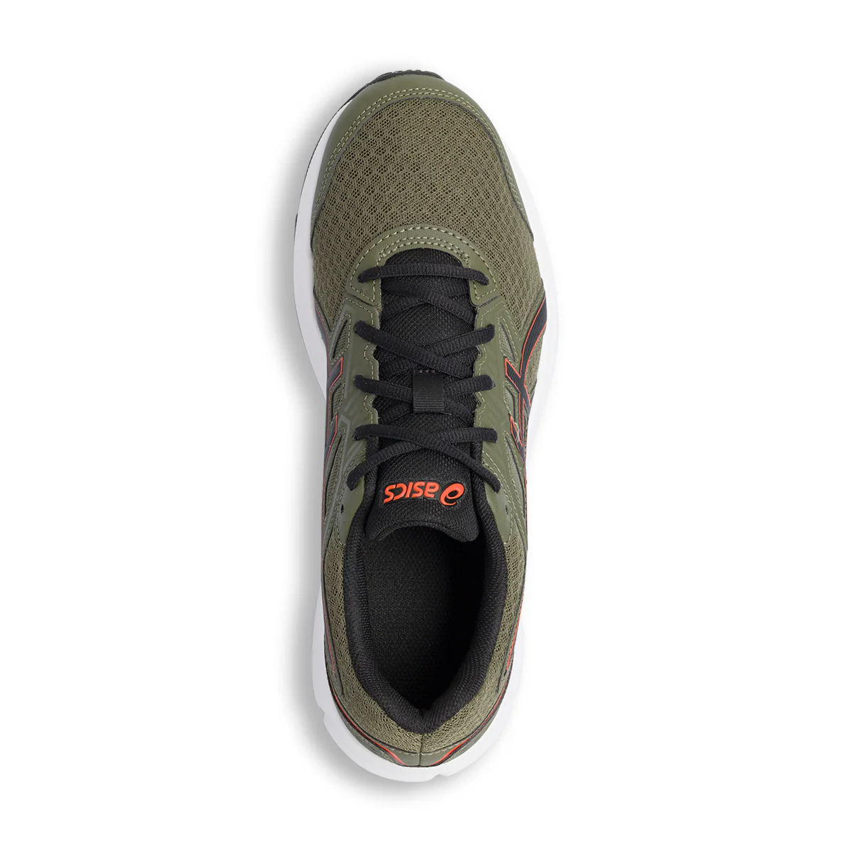 Scarpe da running verdi da uomo con dettagli in nero e arancione Asics Jolt 3 - Image 7