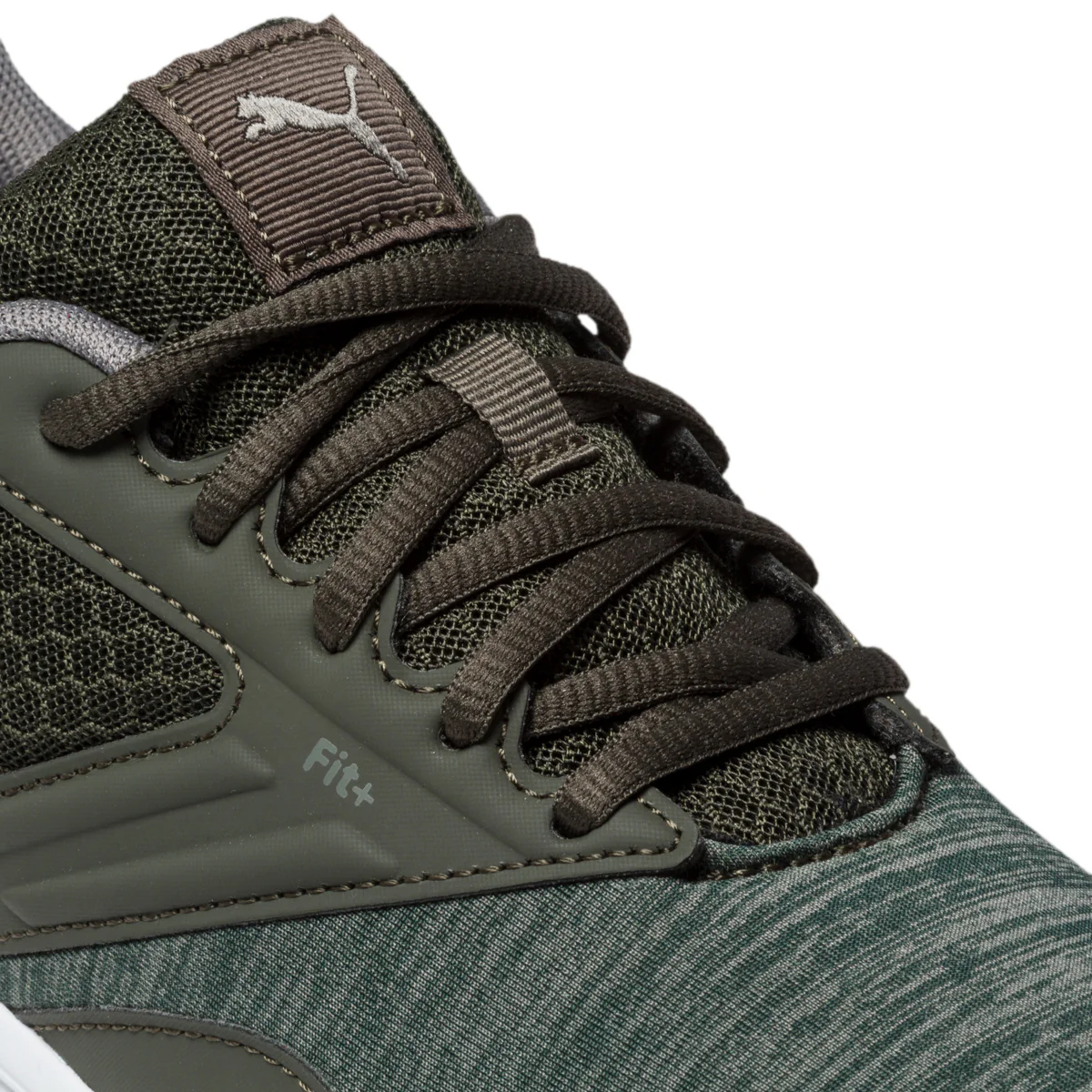 Scarpe da running verdi e grigie in tessuto con logo a contrasto Puma Nrgy Comet - Image 6