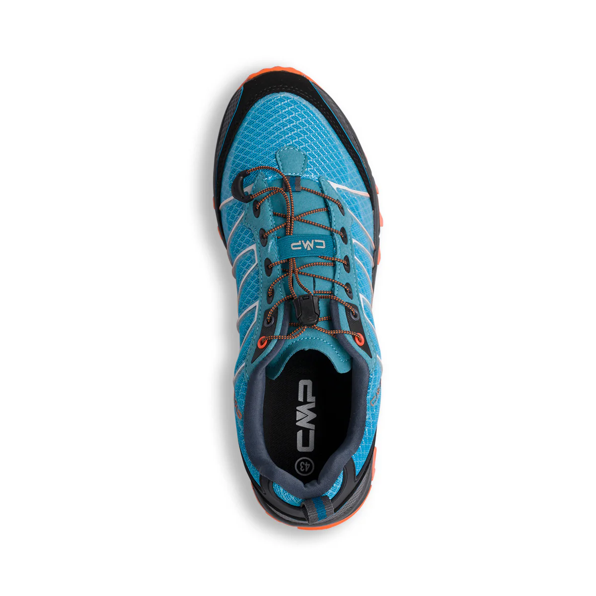 Scarpe da Trekking azzurre da Uomo con inserti Arancioni CMP Altak - Image 7