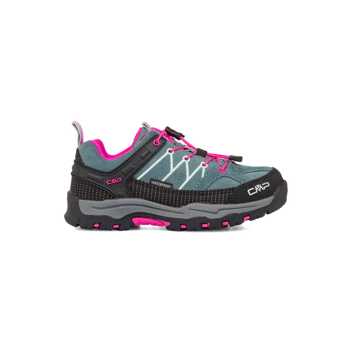 Scarpe da Trekking da ragazza rosa e grigie waterproof CMP Rigel Low