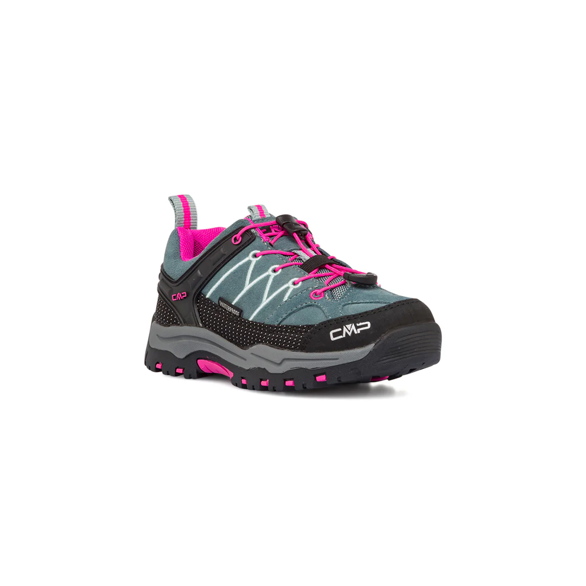 Scarpe da Trekking da ragazza rosa e grigie waterproof CMP Rigel Low - Image 2