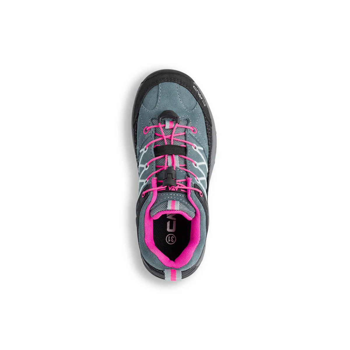 Scarpe da Trekking da ragazza rosa e grigie waterproof CMP Rigel Low - Image 6