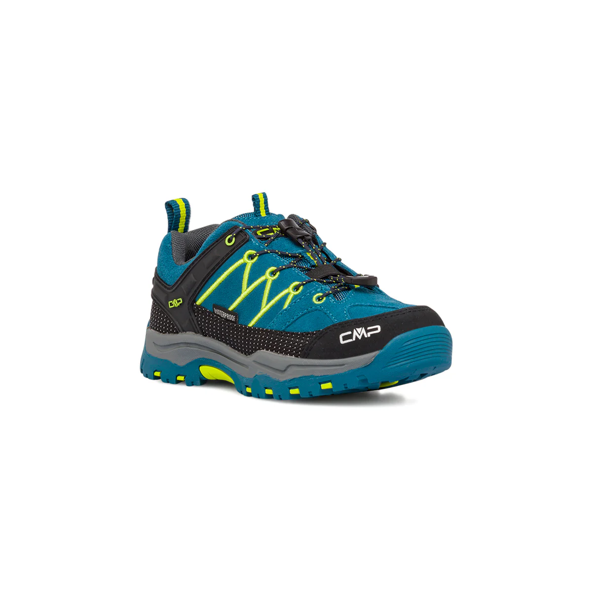 Scarpe da Trekking da ragazzo blu e nere waterproof CMP Rigel Low - Image 2