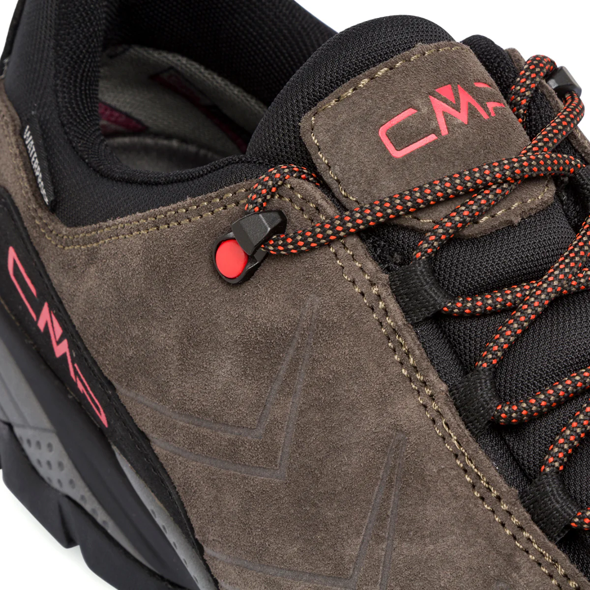 Scarpe da trekking da uomo grigie con dettagli rossi CMP Melnick Low - Image 5