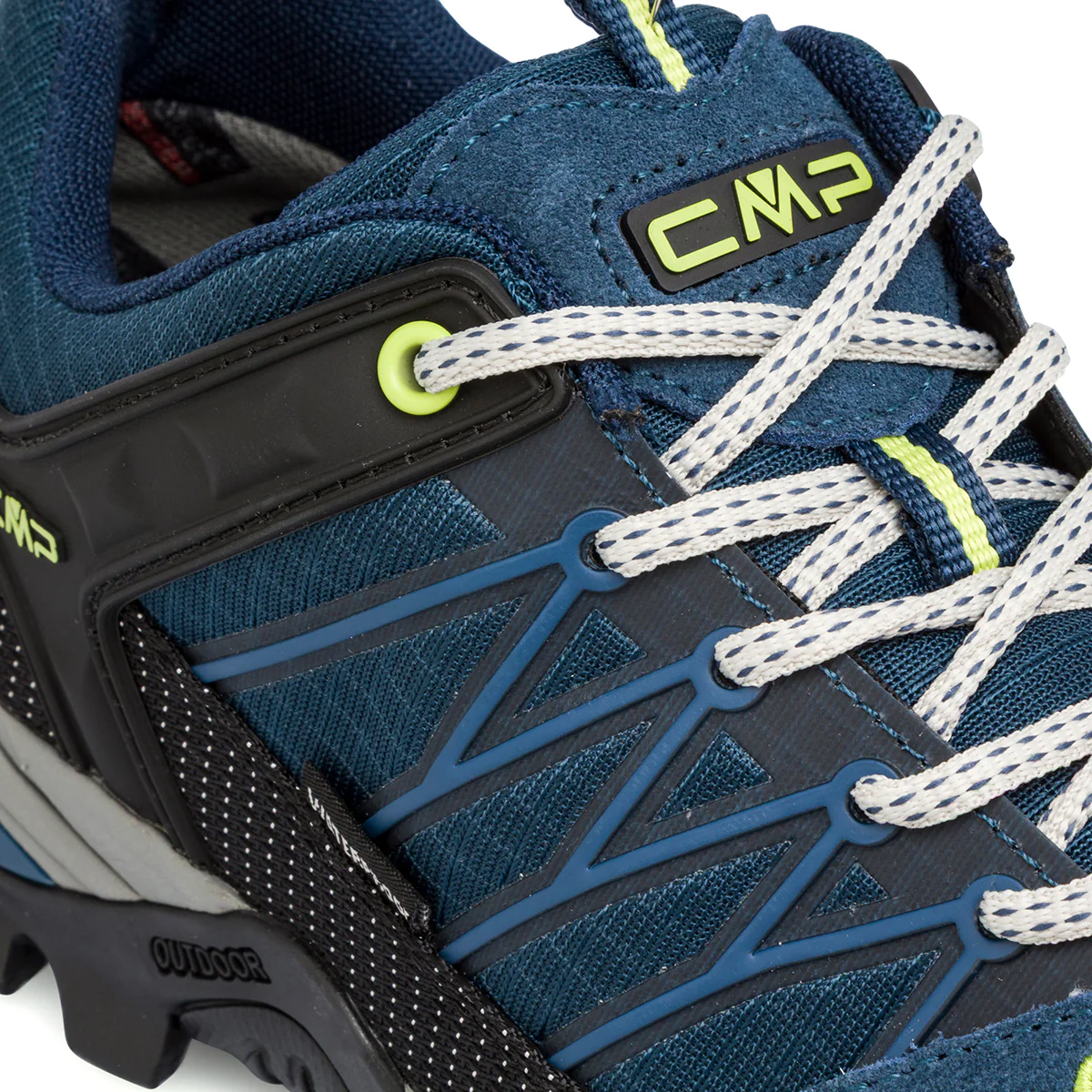 Scarpe da Trekking da Uomo in pelle blu petrolio Waterproof CMP Rigel Low - Image 6