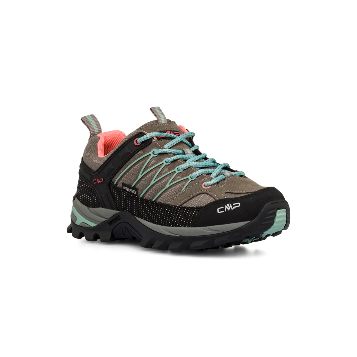 Scarpe da Trekking grigie da Donna in tessuto Waterproof CMP Rigel Low - Image 2