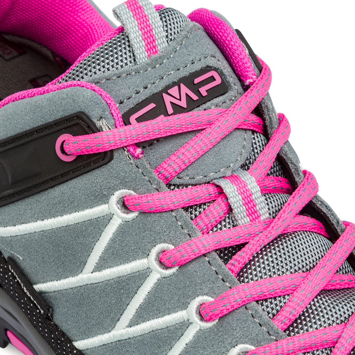 Scarpe da trekking grigie e fucsia da ragazza CMP Rigel Low - Image 6