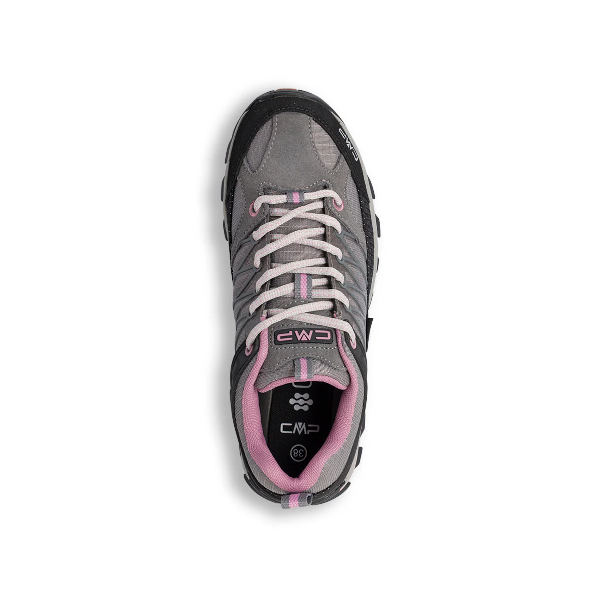 Scarpe da Trekking grigie e nere in pelle da Donna CMP Rigel Low - Image 5
