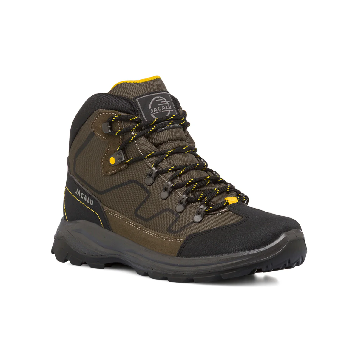 Scarpe da Trekking Marroni da Uomo con logo Jacalu - Image 2