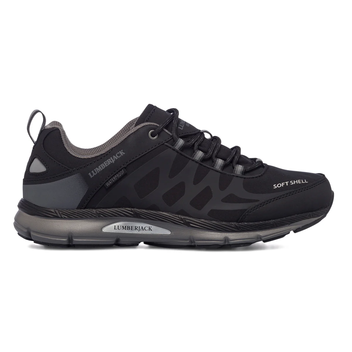 Scarpe da trekking nere da uomo waterproof Lumberjack Ursa