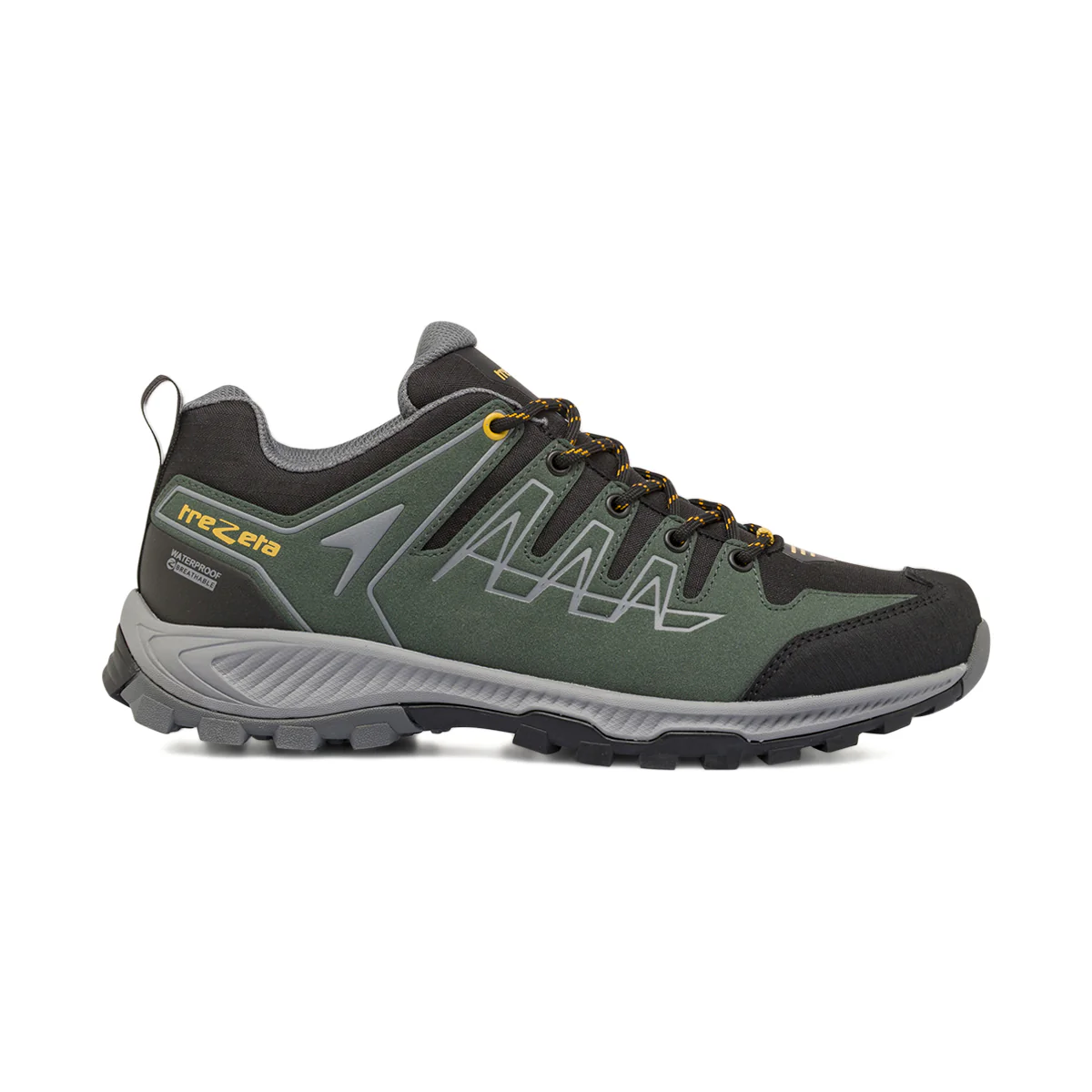 Scarpe da Trekking Uomo verdi con dettagli neri Trezeta Rumble WP