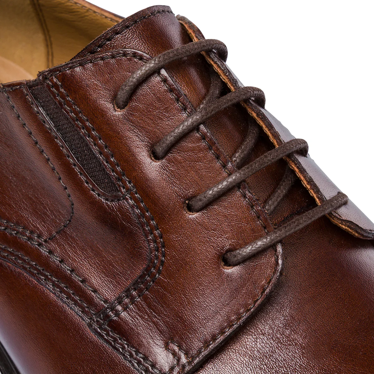 Scarpe Eleganti da Uomo in Pelle Marrone con Allacciatura Derby Primopiano - Image 4