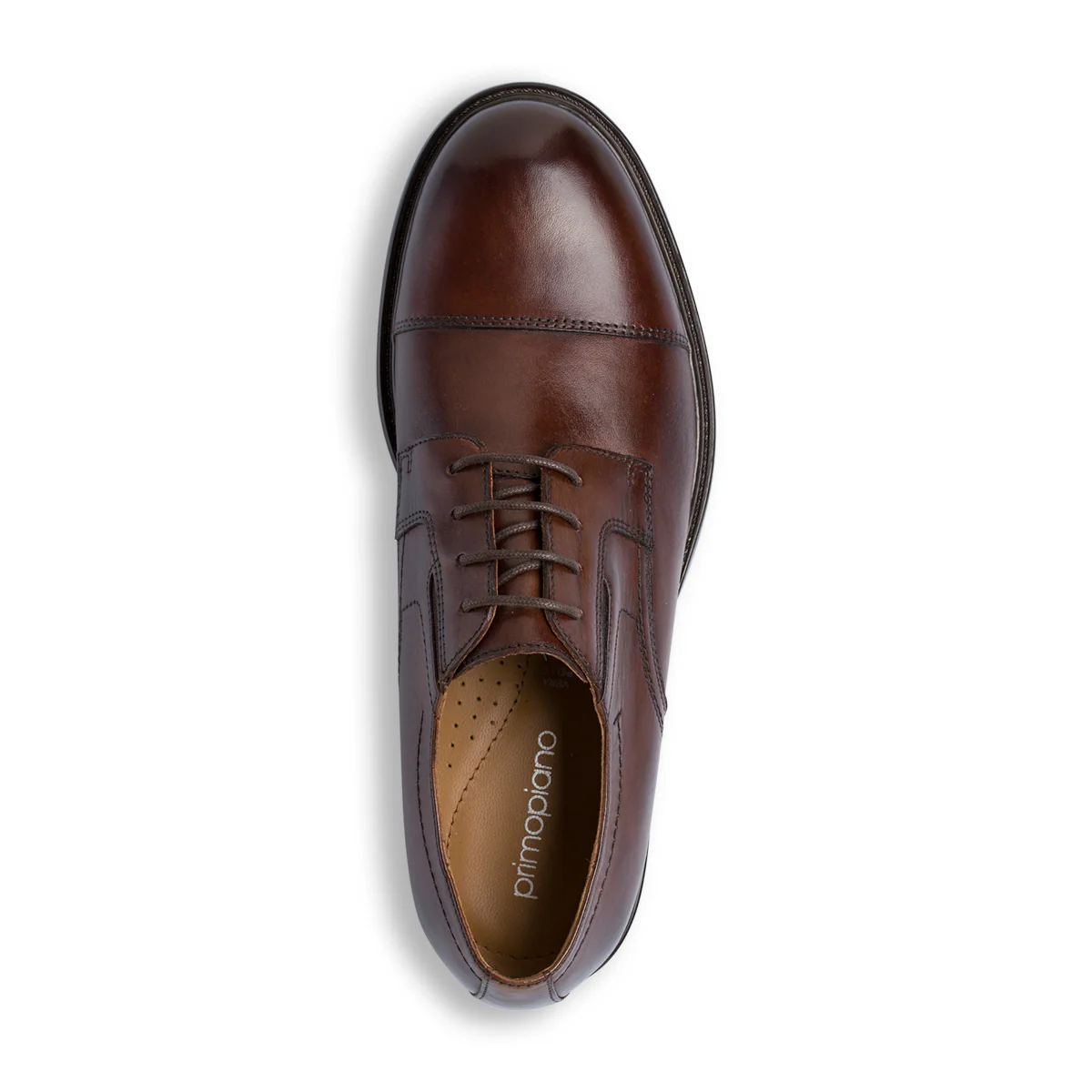 Scarpe Eleganti da Uomo in Pelle Marrone con Allacciatura Derby Primopiano - Image 5