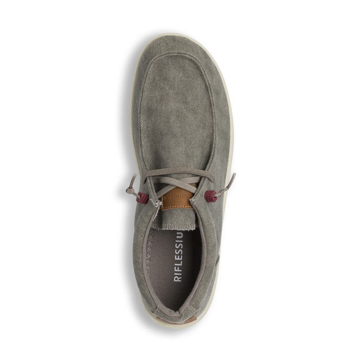 Scarpe grigie da Uomo in tela con lacci elastici Riflessi Urbani - Image 5