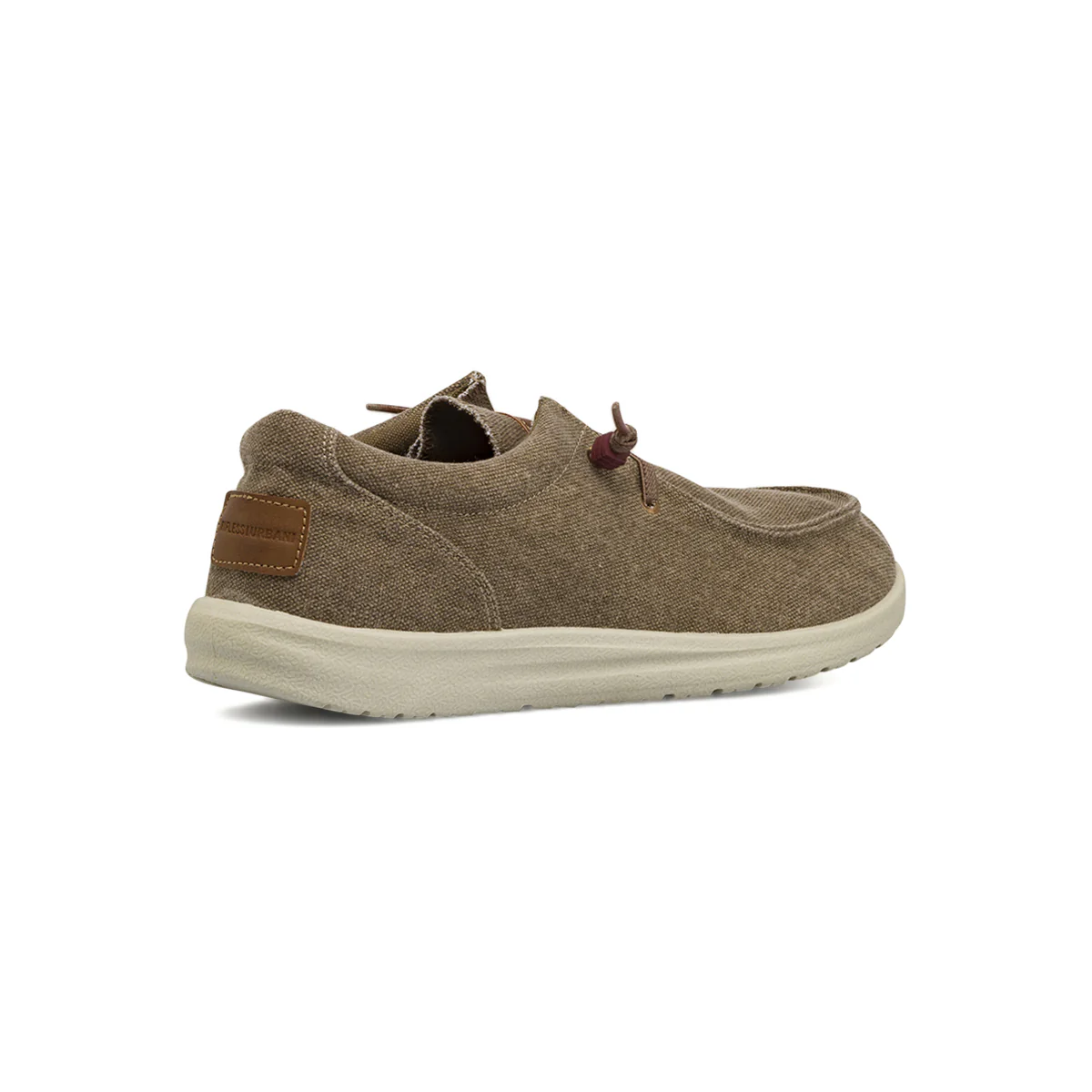 Scarpe in tela beige da Uomo con lacci elastici Riflessi Urbani - Image 3
