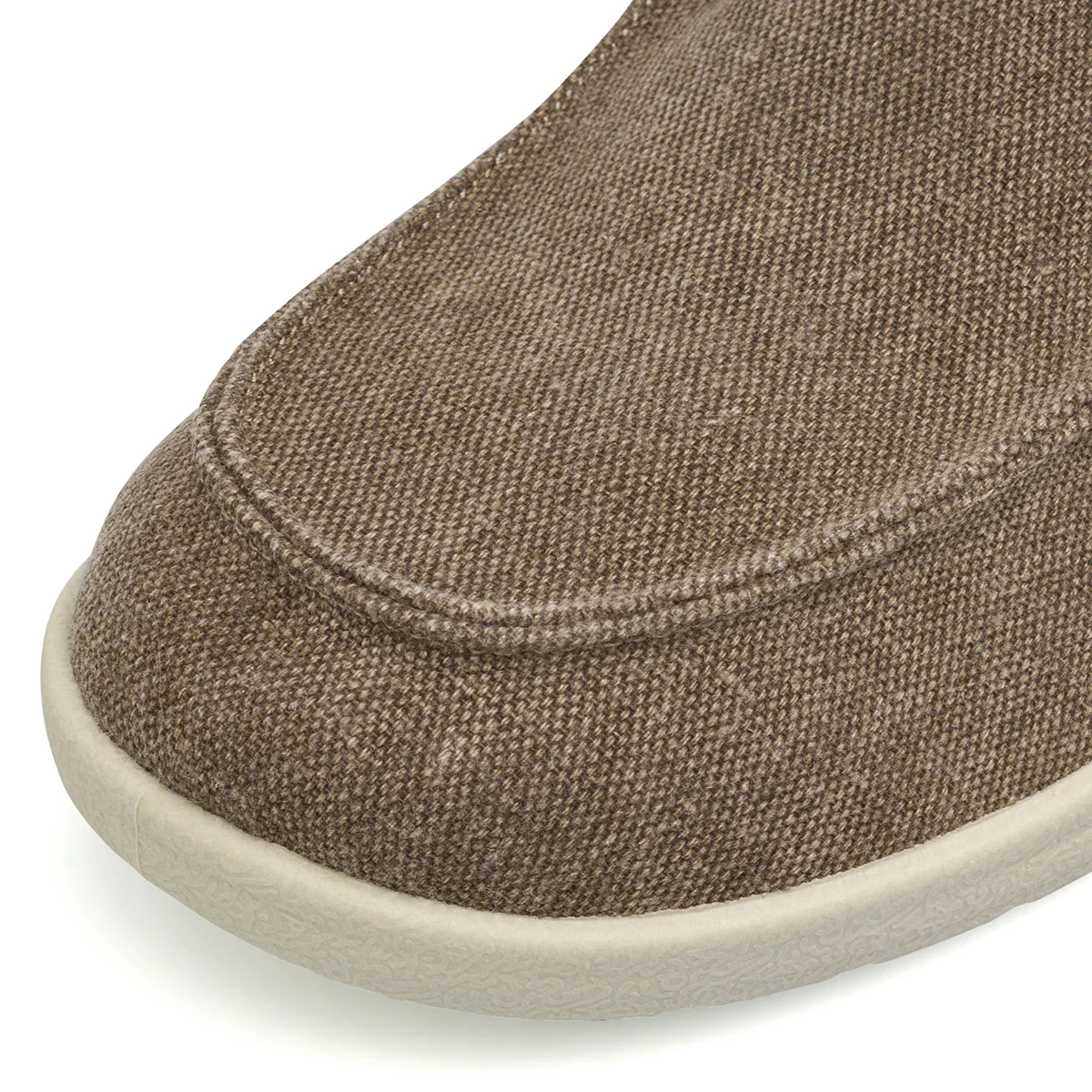 Scarpe in tela beige da Uomo con lacci elastici Riflessi Urbani - Image 4