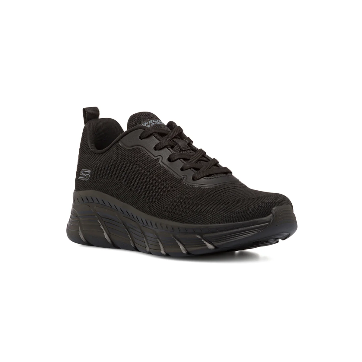 Scarpe nere da Donna con soletta Memory Comfort Skechers Bobs B Flex - Image 2