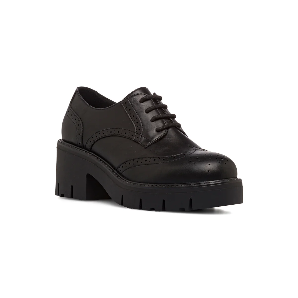 Scarpe Oxford nere da Donna con suola Platform Swish Jeans - Image 5