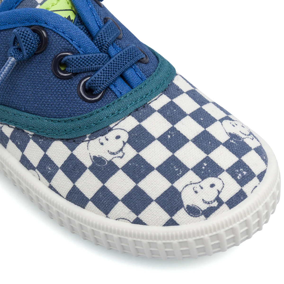 Scarpe primi passi Bambino blu a scacchiera Snoopy Peanuts Lumberjack - Image 5