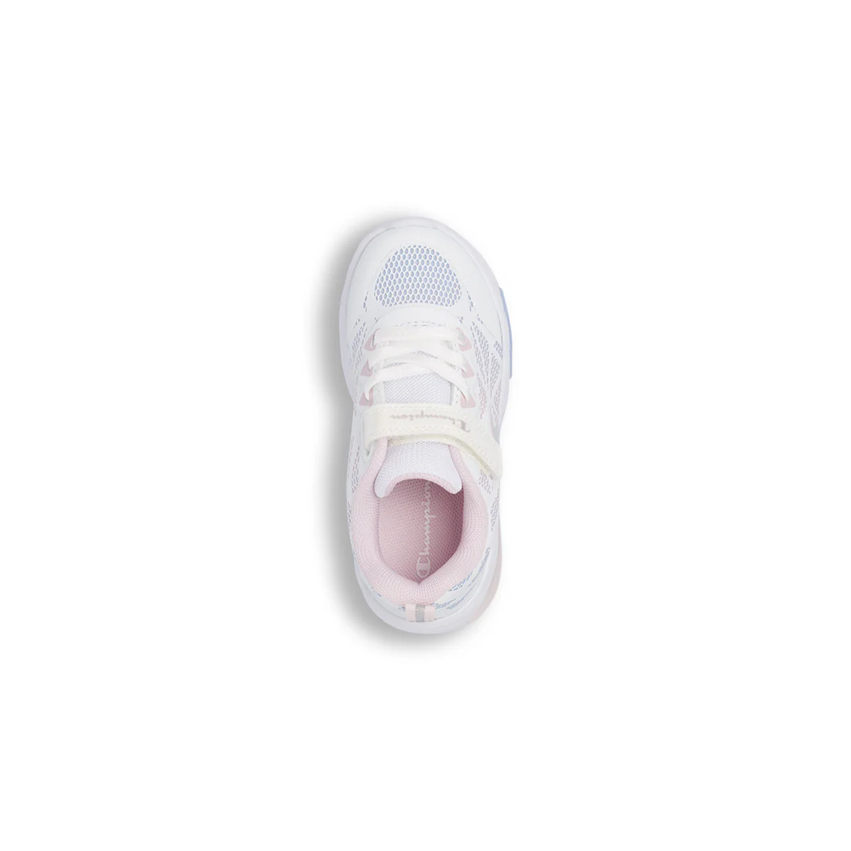 Scarpe primi passi bianche da Bambina con luci e inserti mesh Champion - Image 6