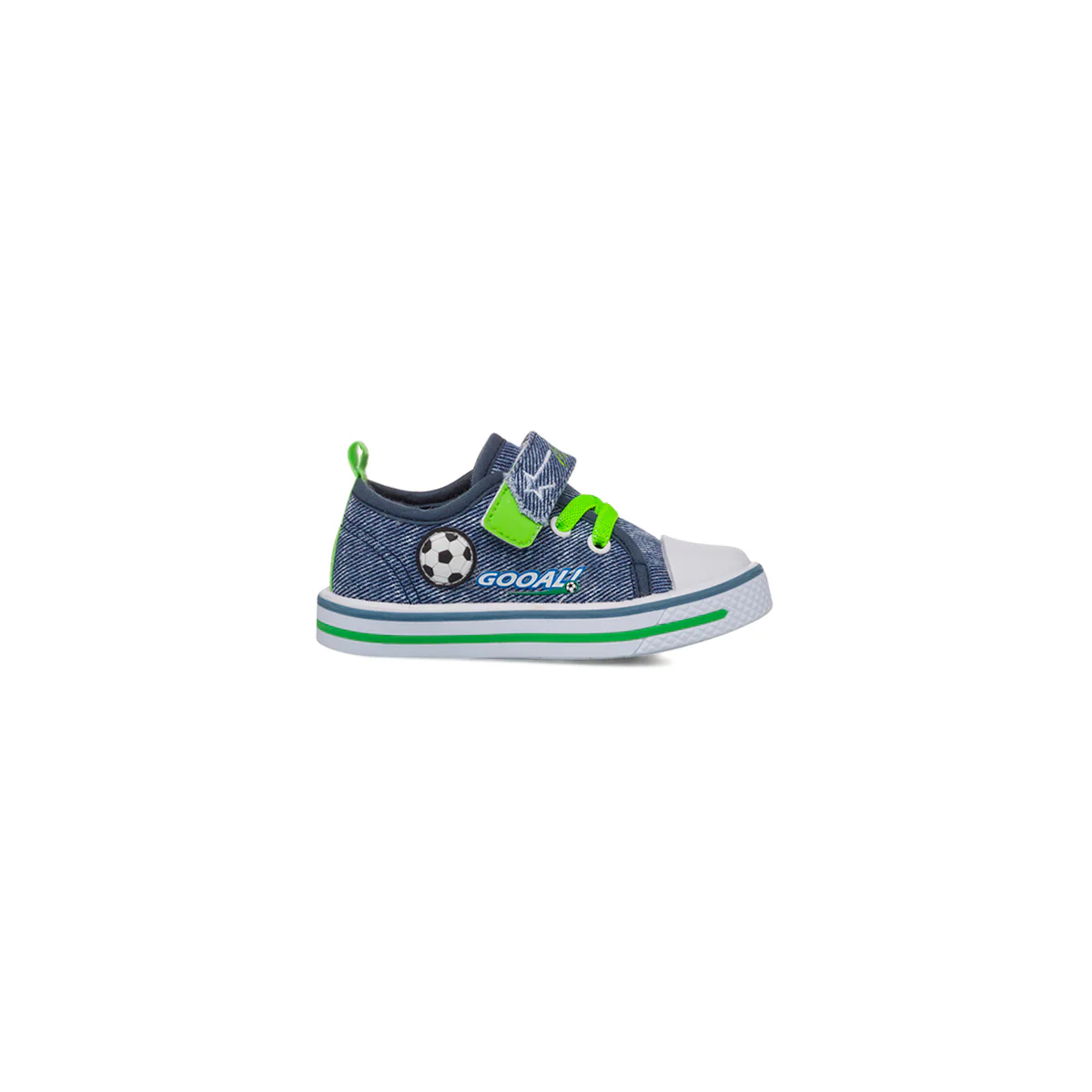 Scarpe Primi passi blu da Bambino con chiusura a strappo Birilli&Monelli