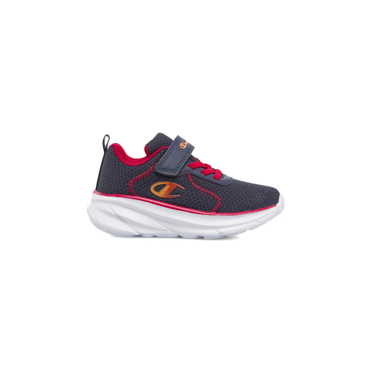 Scarpe primi passi blu da Bambino in mesh con strappo Champion
