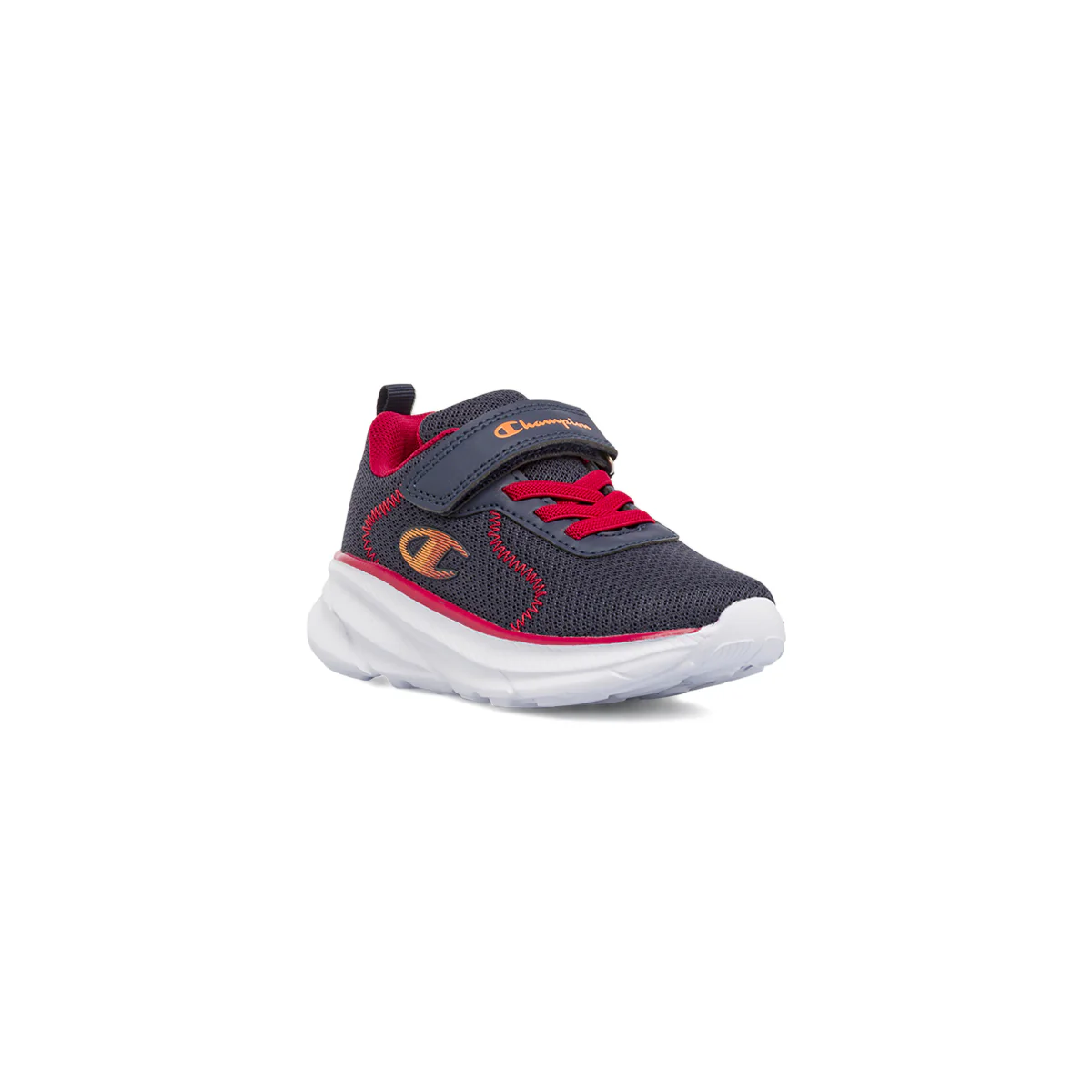 Scarpe primi passi blu da Bambino in mesh con strappo Champion - Image 2