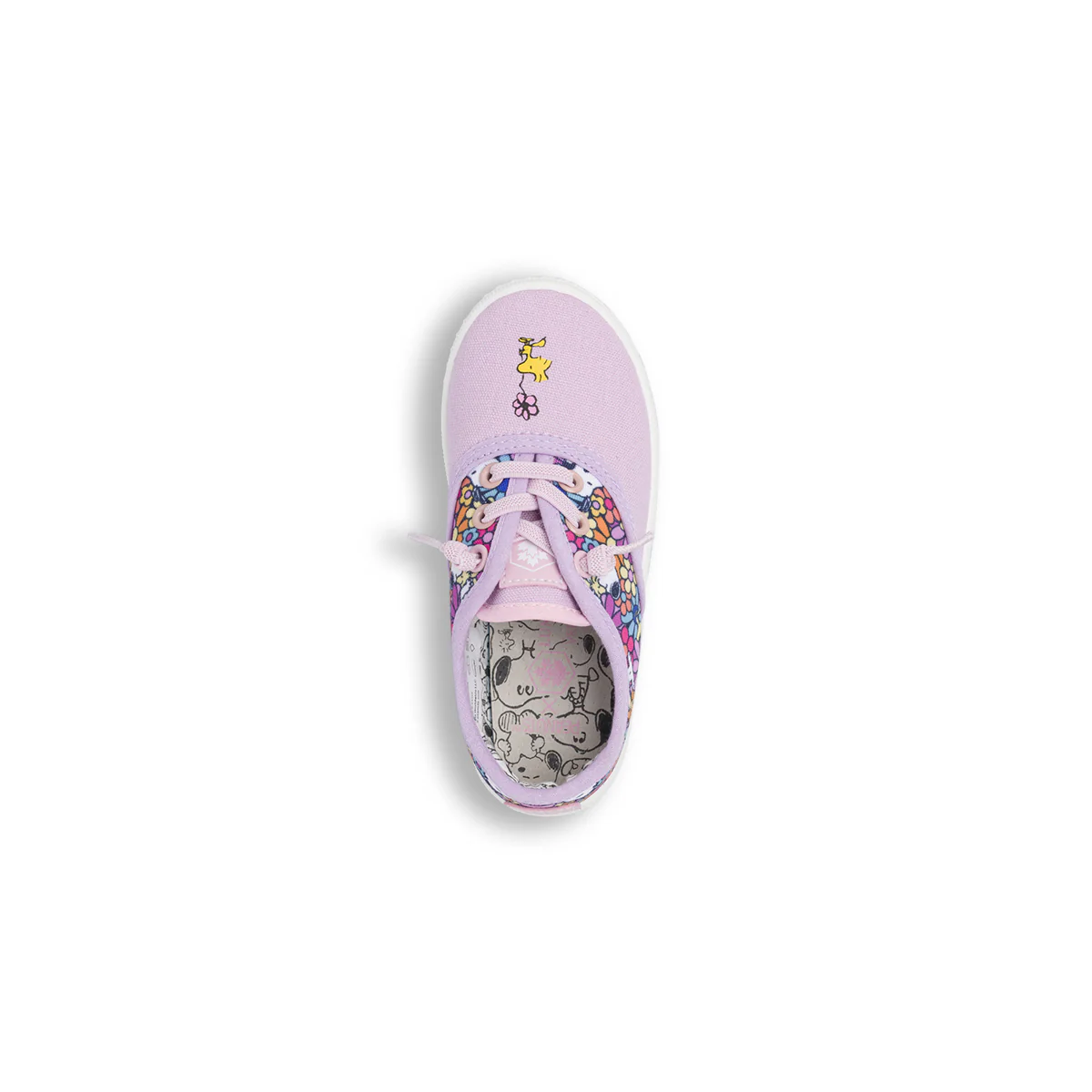 Scarpe primi passi da Bambina lilla in tela Snoopy Lumberjack - Image 6