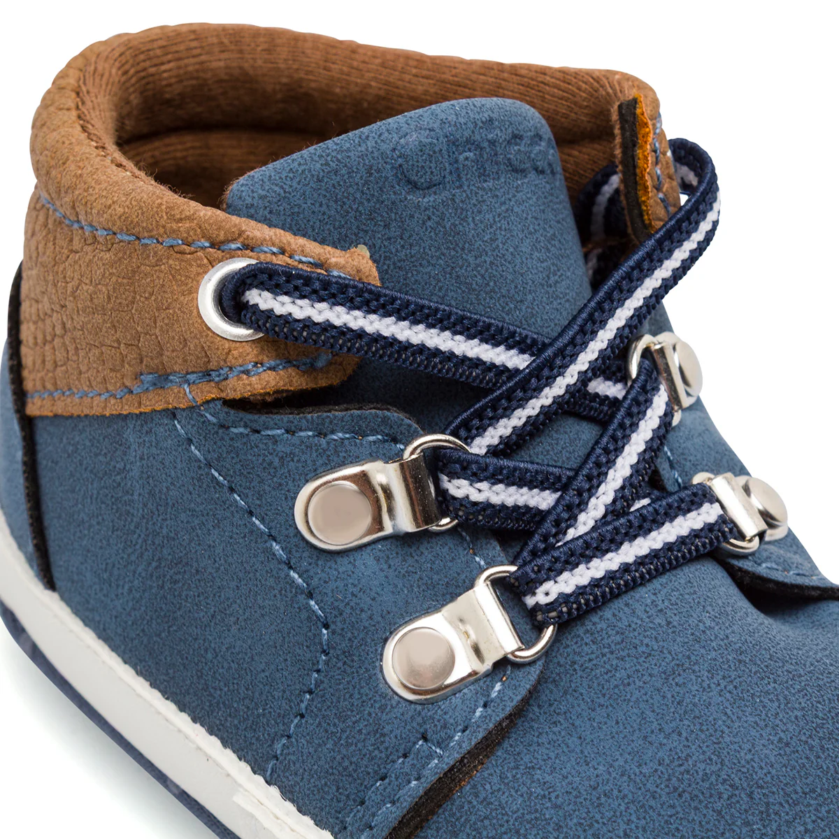 Scarpe Primi Passi da bambino Chicco blu con lacci elastici - Image 5