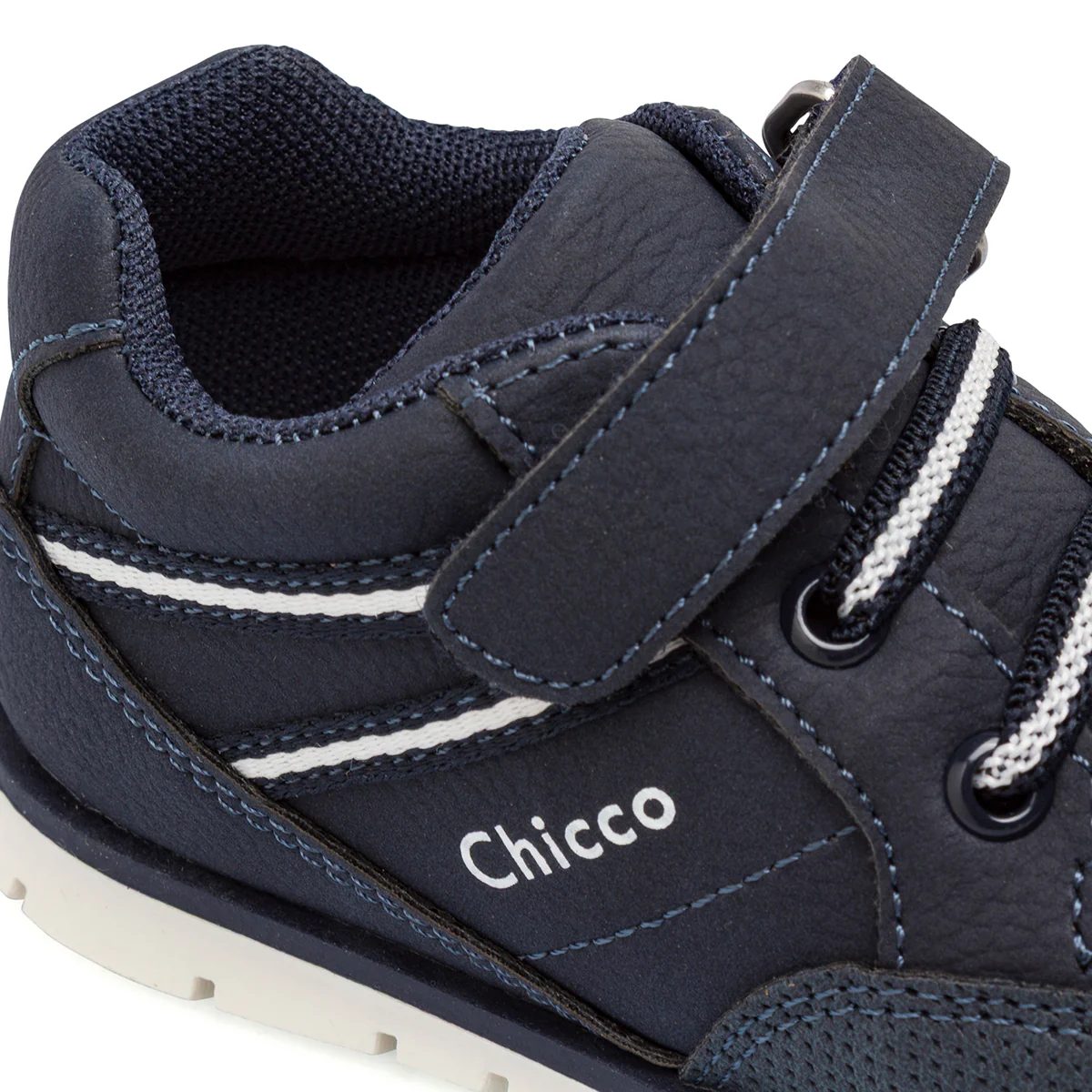 Scarpe Primi Passi da bambino Chicco blu con lacci elastici - Image 5