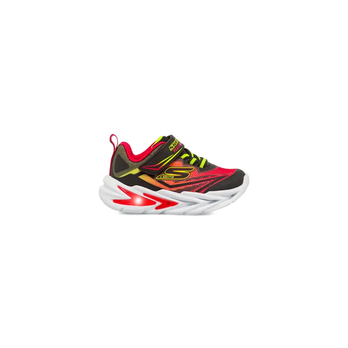 Scarpe primi passi da Bambino rosse con luci Skechers Flex-Glow Ultra